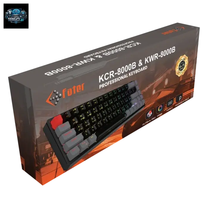 KWR 8000B BLACK FATER KEYBOARD - 6