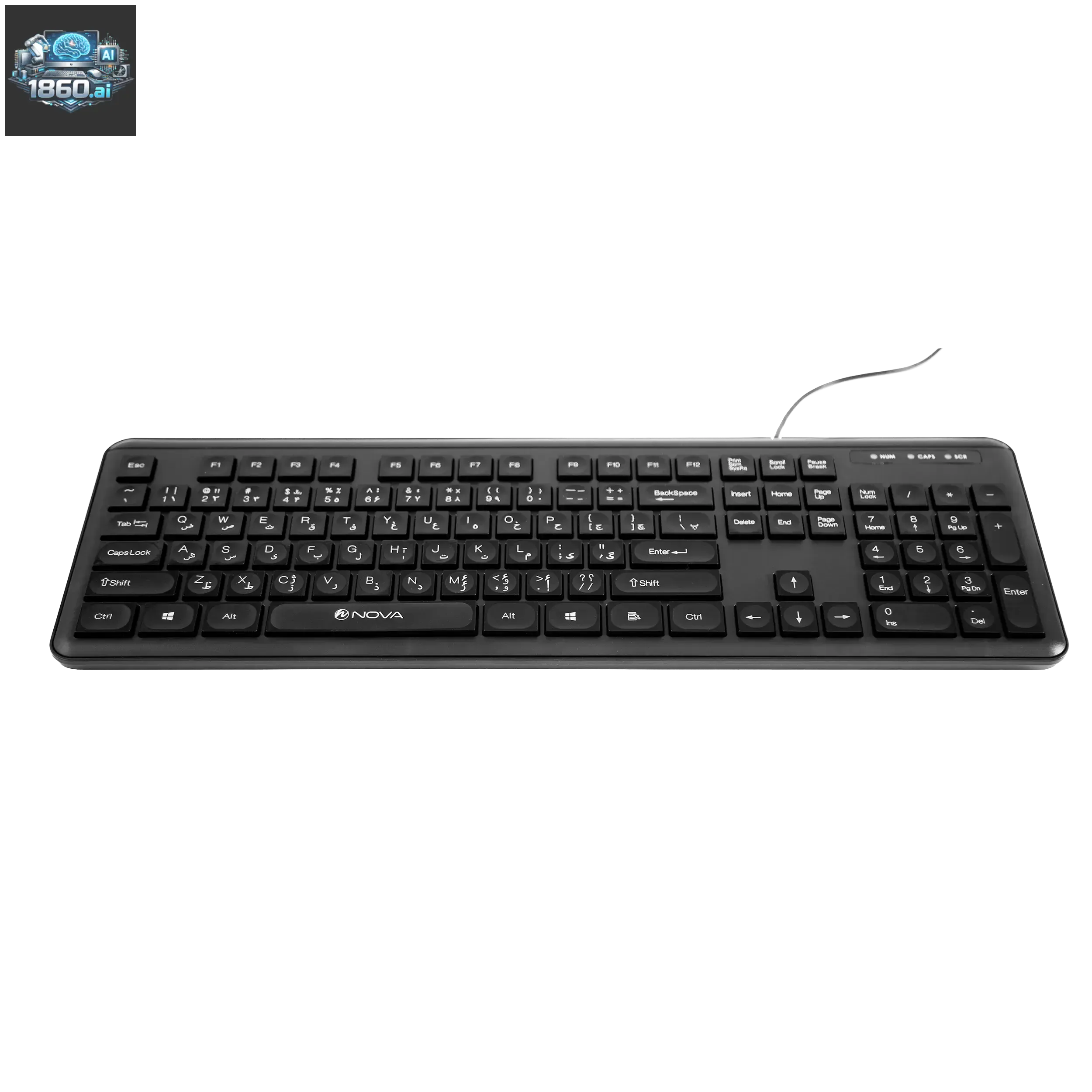 کیبورد باسیم نوا مدل NOVA NK-101 | فروشگاه هجده شصت | 1860.ai - 2