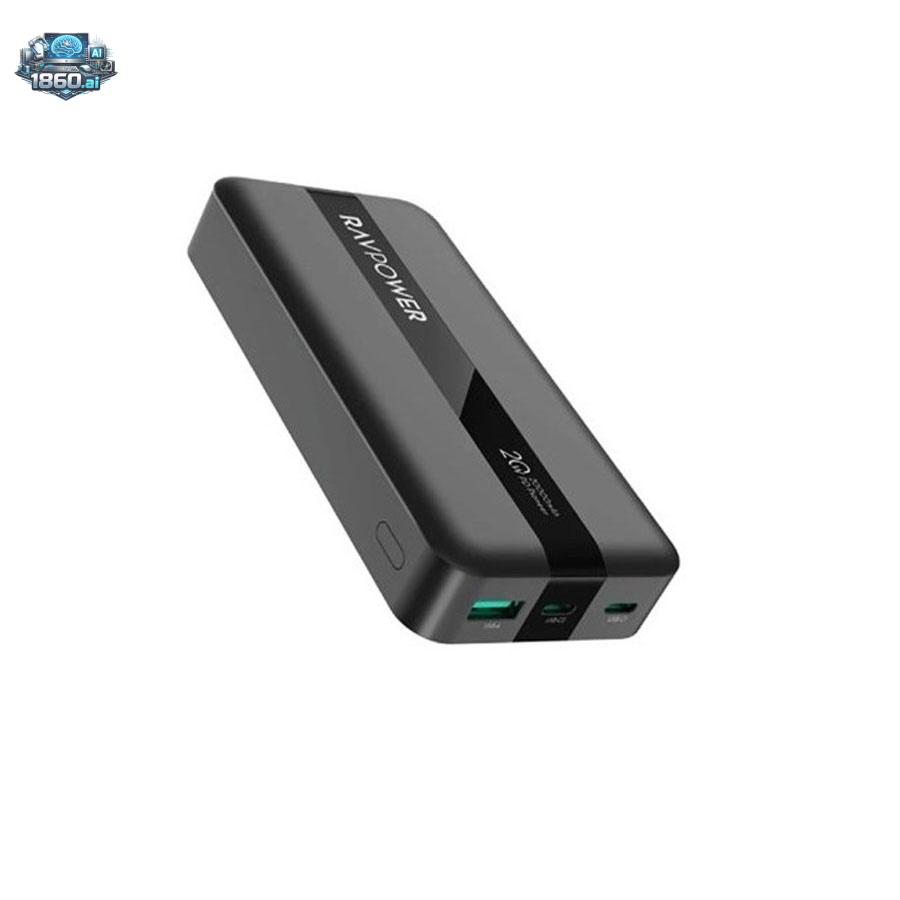  پاوربانک راو پاور مدل RP-PB1235 ظرفیت ۲۰۰۰۰ میلی‌آمپر 